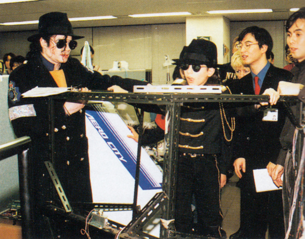 Michael Jackson at Sega